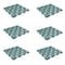 Nature Spring Set of 6 Patio and Deck Tiles Interlocking Pattern Outdoor Flooring Pavers Weather Resistant, Green 437803YAI - alternate 1